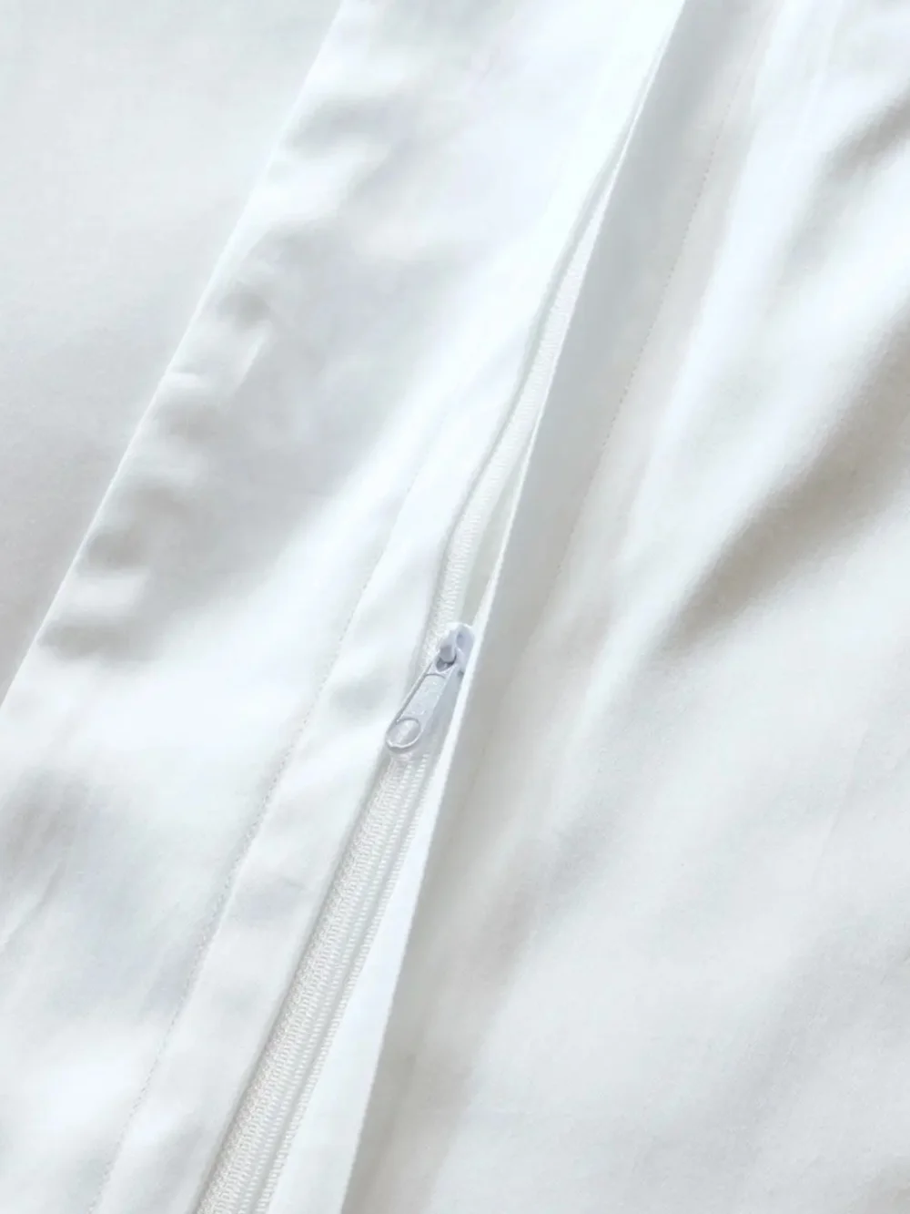 Quince Signature Giza Cotton Sateen Duvet Cover - King/Cal-King - White